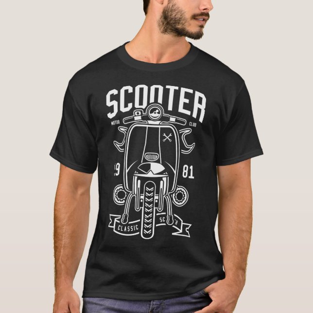 Camiseta Clásico de Scooter (Anverso)