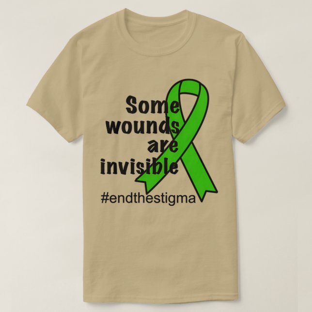Camiseta Clásico de Sensibilización sobre Salud Mental TShi (Diseño del anverso)