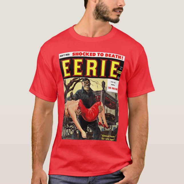 Camiseta Clásico de terror cómic terror monstruo estilo Sla (Anverso)