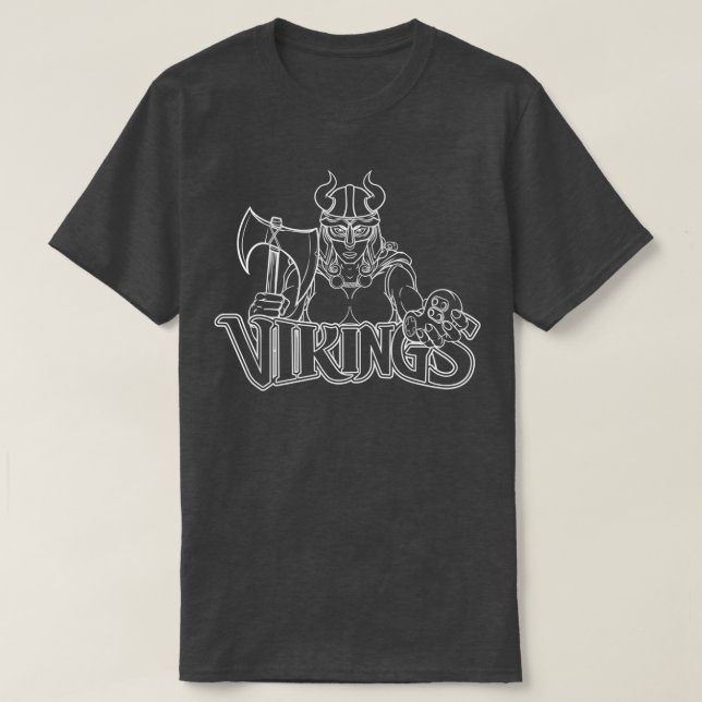 Camiseta clásico de vikings (Diseño del anverso)