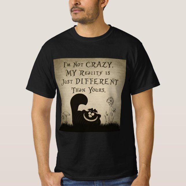 Camiseta Clásico del gato de Cheshire (Anverso)