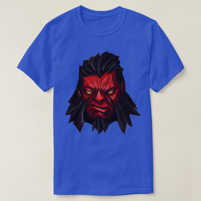 Camiseta clásico del hacha malvada (Diseño del anverso)