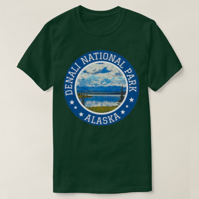 Camiseta Clásico del Parque Nacional Denali (Diseño del anverso)