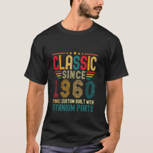 Camiseta Clásico desde 1960 Vintage 64th Birthday Men Titan