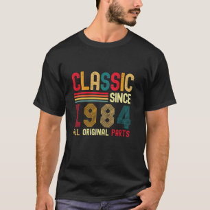 Camiseta Clásico desde 1984 Vintage 40th Birthday All Origi
