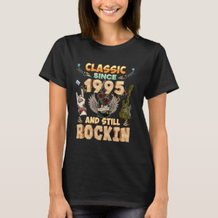 Camiseta Clásico Desde 1995 Y Aún Rockin Birthday Rocke