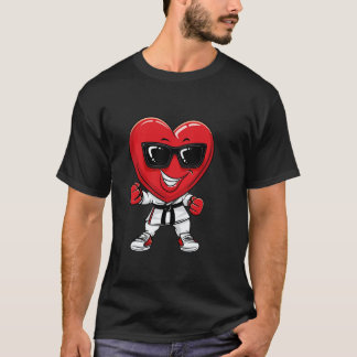 Camiseta Clásico Día de San Valentín Karate Taekwondo Judok