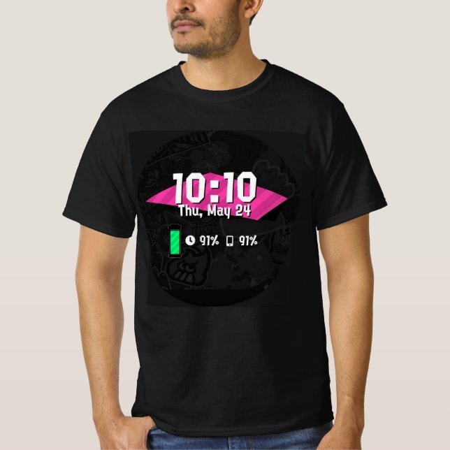 Camiseta Clásico divertido del tiempo (Anverso)
