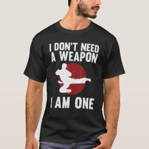 Camiseta Clásico Divertido Karate Para Hombres Mujeres Kara