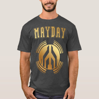 Camiseta Clásico dorado mayday vintage