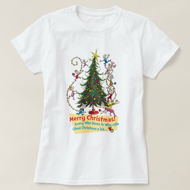Camiseta Clásico El Grinch | ¡Feliz Navidad! (Diseño del anverso)