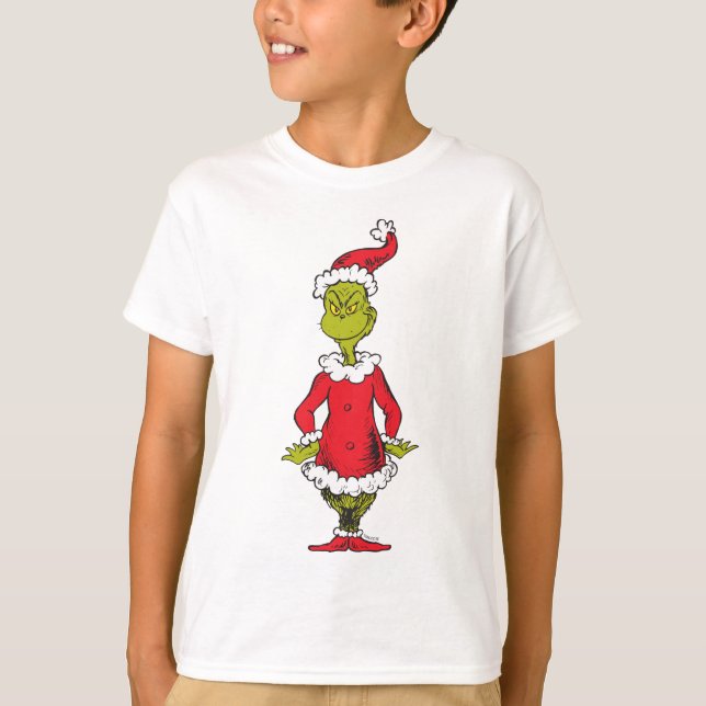 Camiseta Clásico El Grinch | Santa Claus (Anverso)