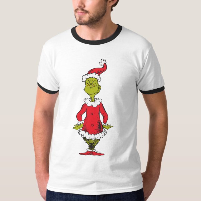Camiseta Clásico El Grinch | Santa Claus (Anverso)