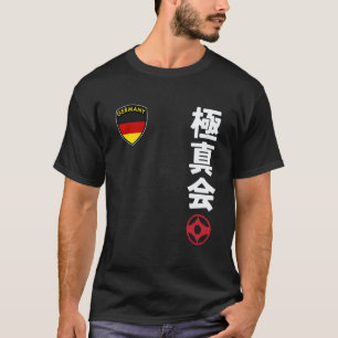 Camiseta Clásico Equipo Karate Kyokushin Bandera Alemana Ja