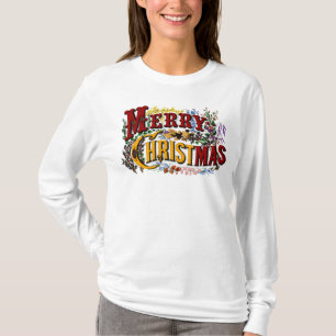 Camiseta Clásico "Feliz Navidad" Colorido