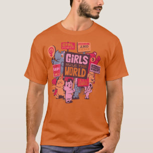 Camiseta Clásico feminista del poder chica de Tobe Fonseca