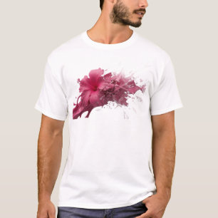 Camiseta Clásico FLOR ABSTRACTA 11 Diseño Original