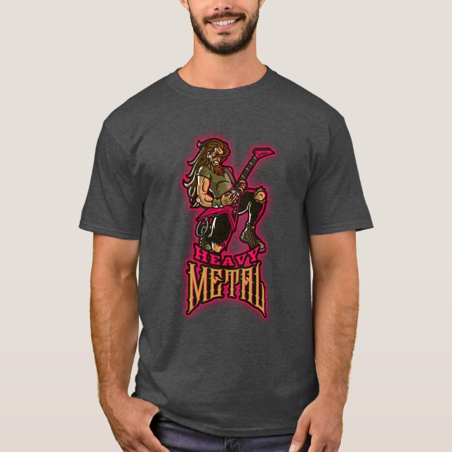 Camiseta Clásico fuerte Metalizado (Anverso)