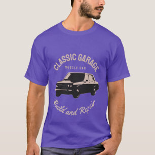 Camiseta Clásico Garage Antiguos Coches Vintage Regalos Abu