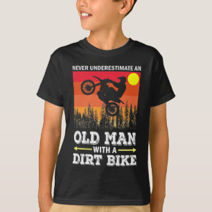 Camiseta Clásico Guay Vintage Retro Motocross Dirt Bike