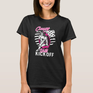 Camiseta Clásico hasta el inicio del Chica de fútbol americ
