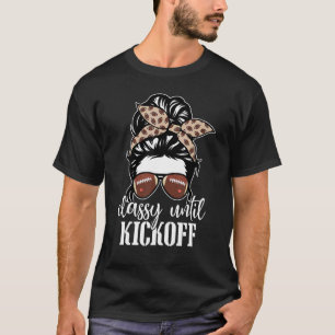 Camiseta Clásico hasta el inicio del juego de fútbol americ