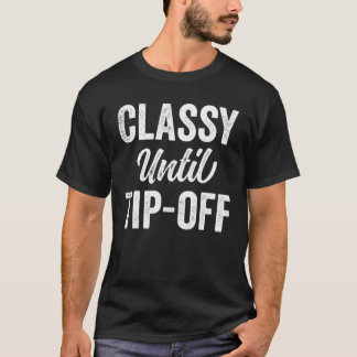 Camiseta Clásico Hasta Tipoff Funny Deportistas De Balonces