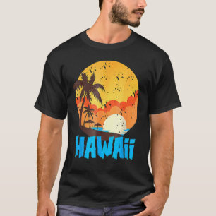 Camiseta Clásico hawaiano Palm Beach Hawaii Guay 70's 80