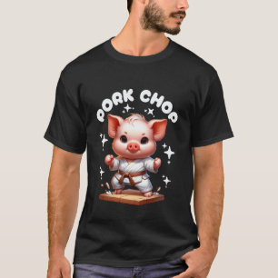 Camiseta Clásico Karate Infantil Cute Chuletón Divertido Ka