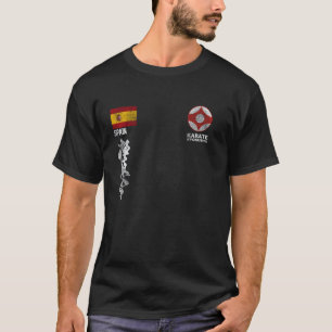 Camiseta Clásico Kyokushin España Karate bandera española K