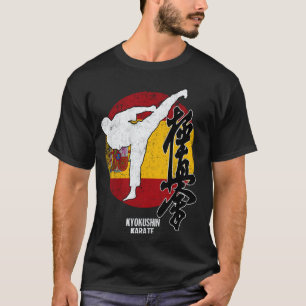 Camiseta Clásico Kyokushin España Karate bandera española K