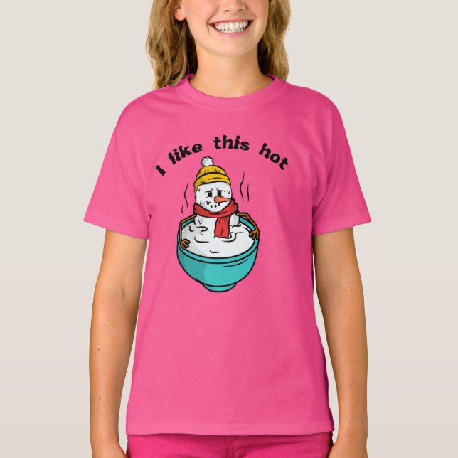 Camiseta Clásico Me Gusta Este Caliente (Anverso)