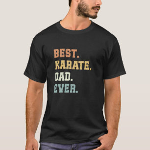 Camiseta Clásico Mejor Karate Papá del Mundo Día del Padre 