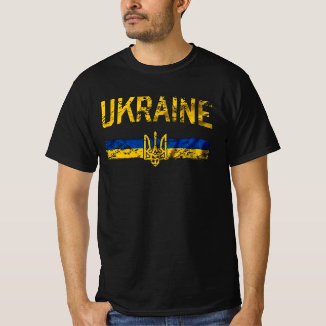 Camiseta Clásico militar de Ucrania (Anverso)