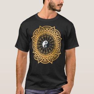 Camiseta Clásico Mood Lotus Flor Mandala Yoga Meditación G