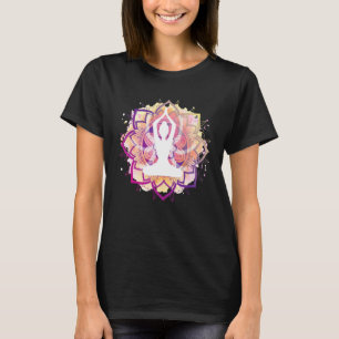 Camiseta Clásico Mood Lotus Flor Mandala Yoga Meditación G