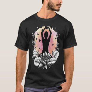 Camiseta Clásico Mood Lotus Flor Mandala Yoga Meditación G