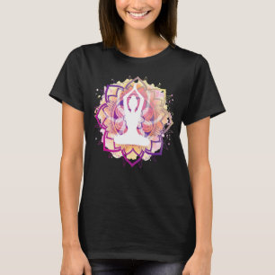 Camiseta Clásico Mood Lotus Flor Mandala Yoga Meditación G