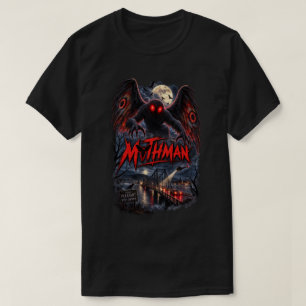 Camiseta Clásico Mothman Críptido Paranormal