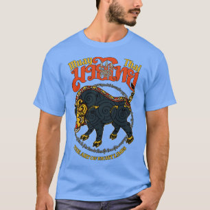 Camiseta Clásico Muay Thai Sak Yant Boar Tattoo