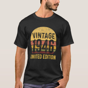 Camiseta Clásico Nacido en 1946 Edición Limitada 80 Años