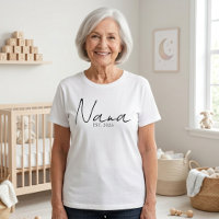 Clásico Nana EST Año Script Familia Simple