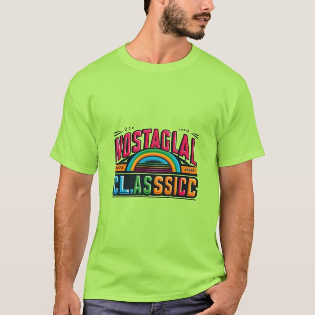 Camiseta Clásico nostálgico (Anverso)
