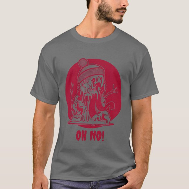 Camiseta Clásico Oh No (Anverso)