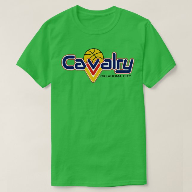 Camiseta Clásico Oklahoma City Cavalry Basketball 1990 1 (Diseño del anverso)