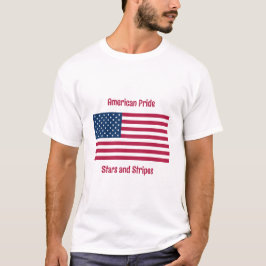 Camiseta Clásico Orgullo Americano con Acontecimiento con N