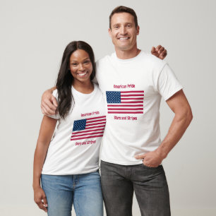 Camiseta Clásico Orgullo Americano con Acontecimiento con N