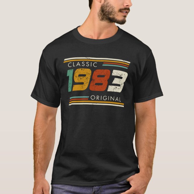 Camiseta Clásico Original Vintage 1983 (Anverso)