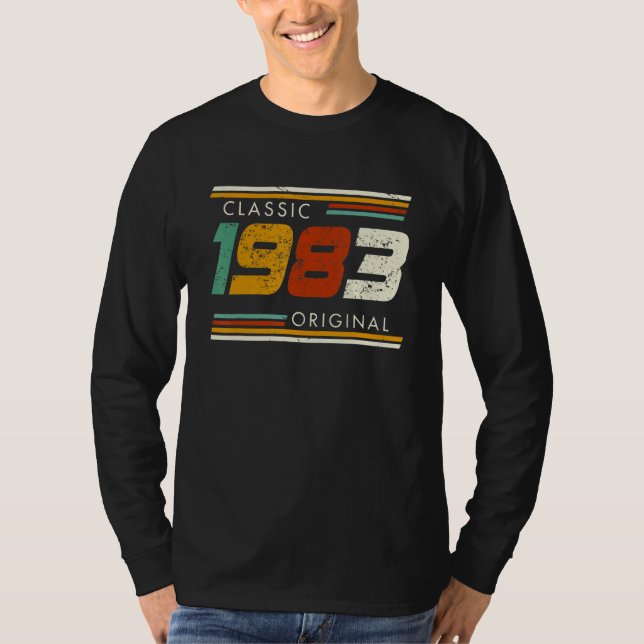 Camiseta Clásico Original Vintage 1983 (Anverso)