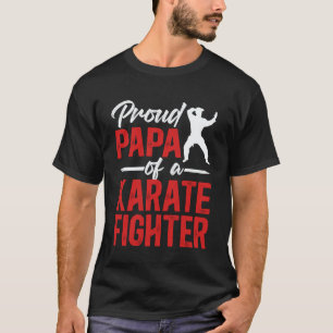 Camiseta Clásico Papá Orgulloso de un Karate Papa Abuelo Ka